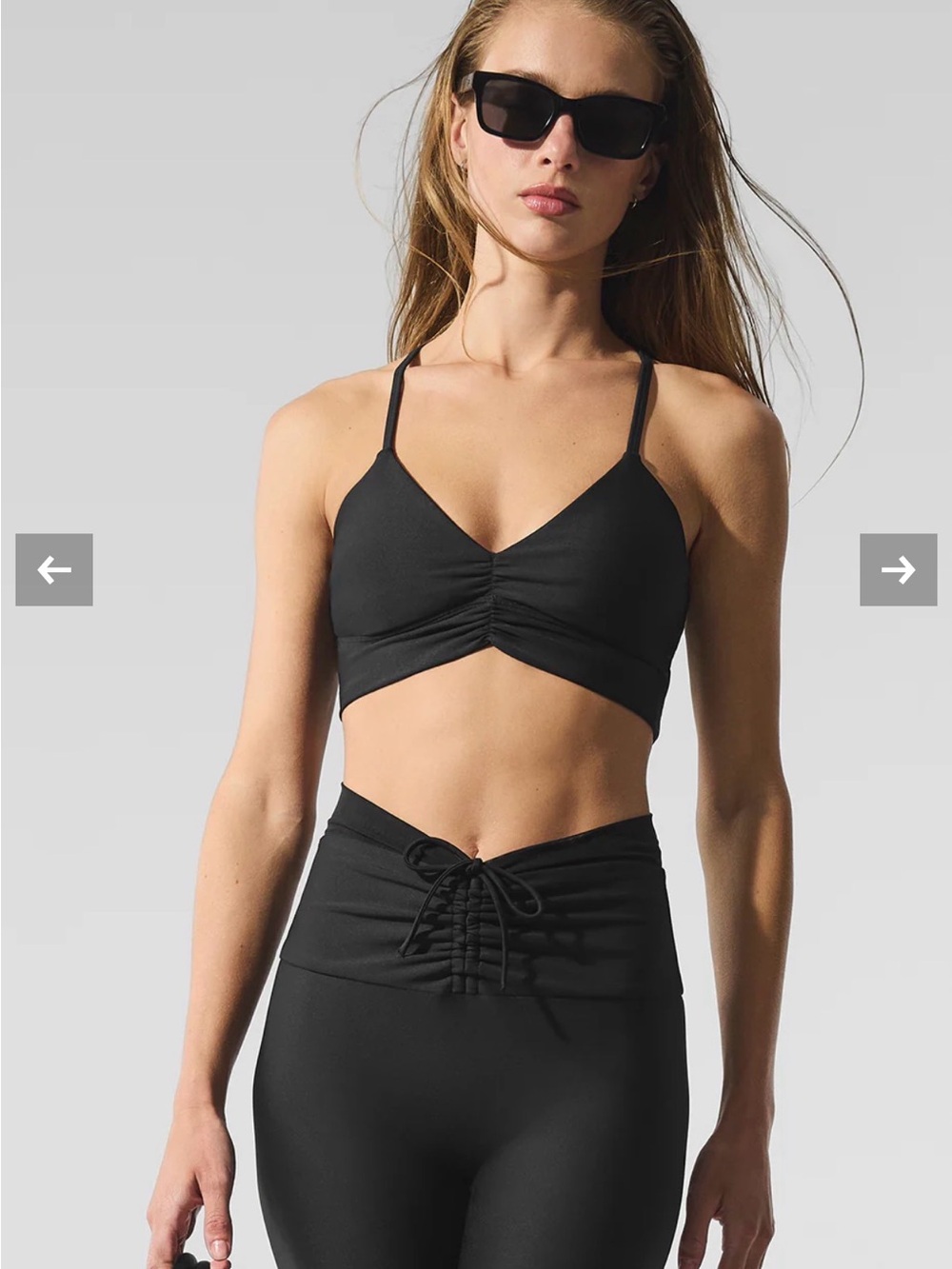 ALO Yoga Black Airlift Divine Bra